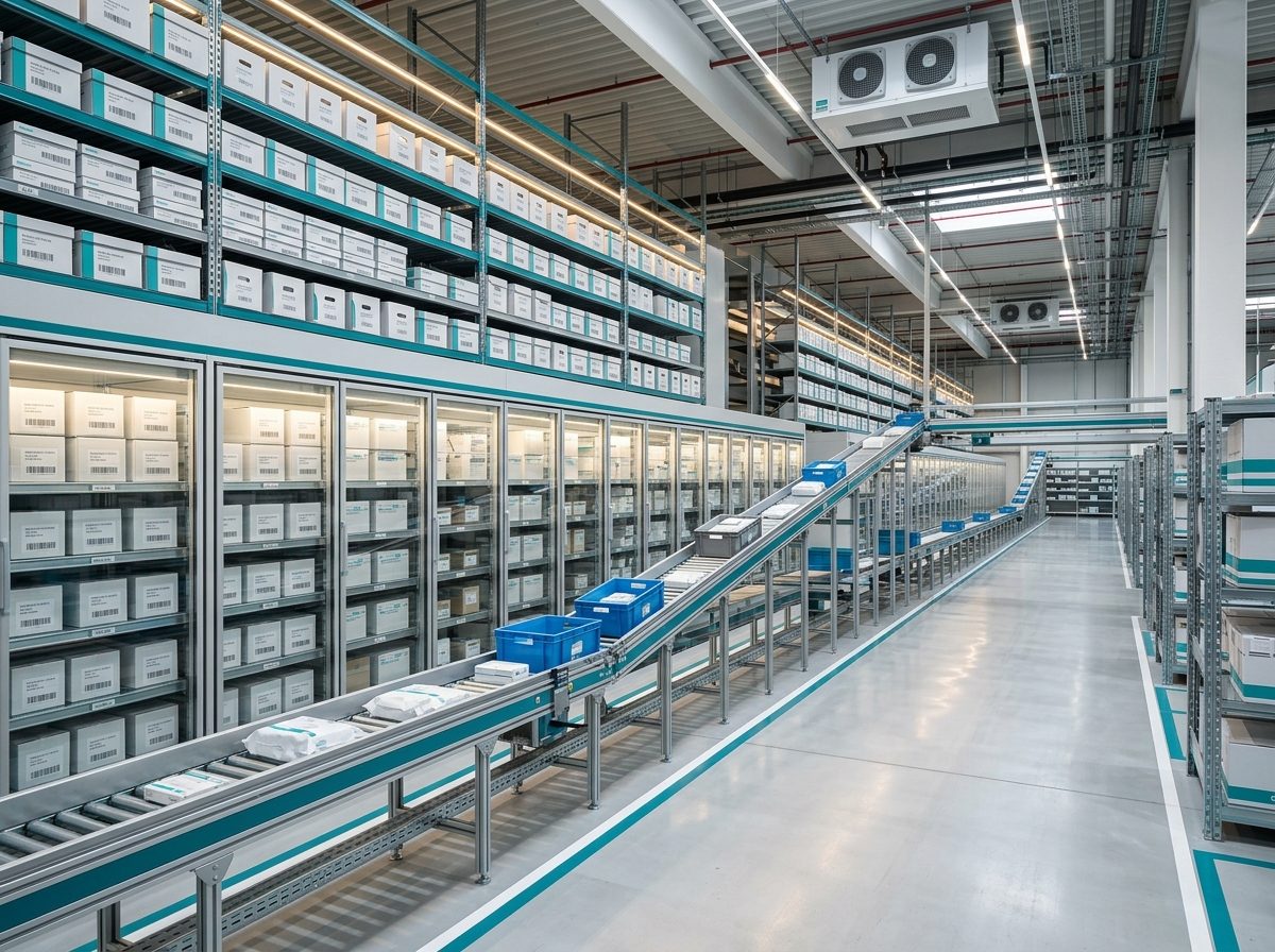 Modern pharmaceutical distribution facility